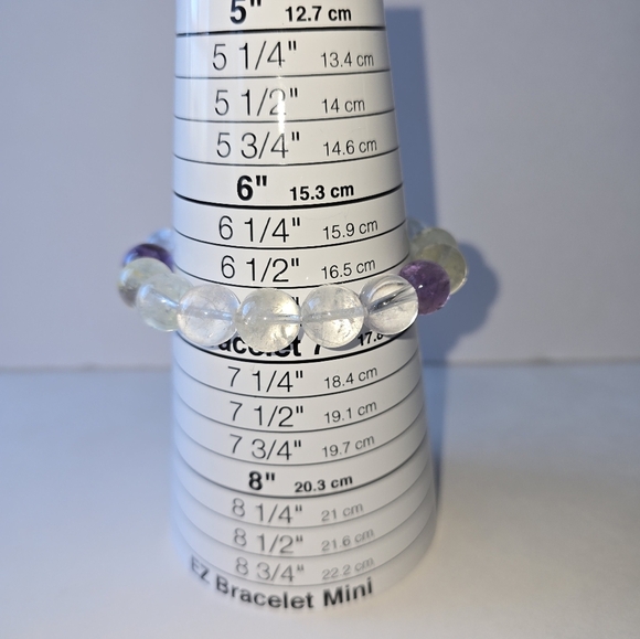 11-12mm Ametrine Amethyst/Citrine Mix Bracelet - Picture 6 of 9